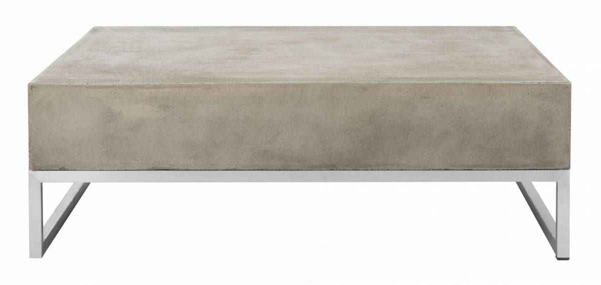 Safavieh concrete coffee deals table