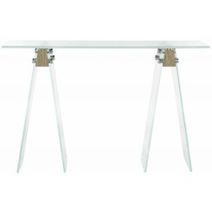 Glass & Wood Console Table,  EAF6019