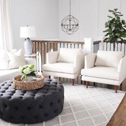 Pro tip: Swap out your coffee table for an ottoman for a cozy, textured look!
???? @jaclynmari_
Get